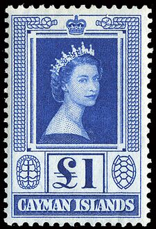 1959: стандартная марка, 1 фунт стерлингов (Mi #150; Sc #149; SG #161a)