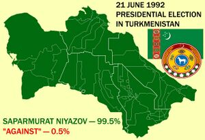 1992 Presidental election in Turkmenistan.jpg