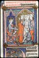 Король диктует закон. Миниатюра из «Декреталий» Грациана. 1288. Тур, Муниципальная библиотека