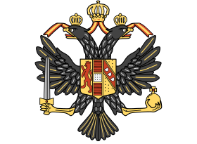 Значок на фуражке 1-го Её Величества драгунского гвардейского полка