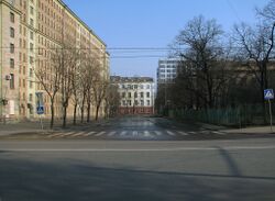 Вид с Большой Пироговской улицы