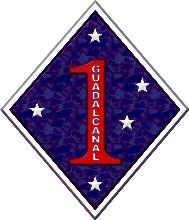 Эмблема 1-й дивизии морской пехоты