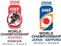 Логотипы 2008 IIHF World Championship Division I