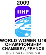 Логотип 2009 IIHF World Women’s U18 Championship Division I