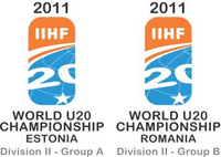 Логотипы 2011 IIHF World U20 Championship Division II