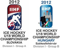Логотипы 2012 IIHF Ice Hockey U18 World Championship Division I