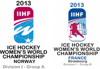 Логотипы 2013 IIHF Ice Hockey Women’s World Championship Division I