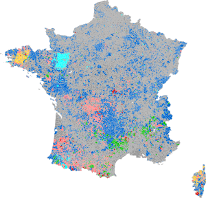 2014 European elections in France by commune.svg
