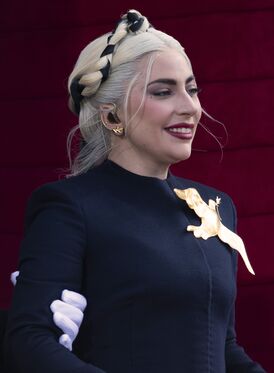 Гага на инаугурации Джо Байдена в 2021 году