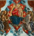 Мадонна во славе с ангелами и св. Марией Магдалиной и св Бернардином. 1480—90 гг., Лувр, Париж