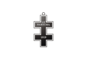 Оборотная сторона знака ордена «За храбрость. 1919»