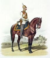 К. К. Пиратский. Унтер-Офицер Кирасирского Военного Ордена полка. 1859 год.