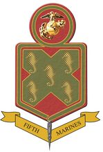 Эмблема 5-го полка морской пехоты США