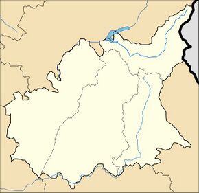 Обена-лез-Альп на карте