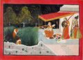 Дамы на охоте. 1750-60гг, Национальный музей, Дели