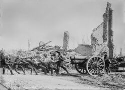Рядом с деревней Бузинге (Boesinghe), Битва при Лангемарке, август 1917