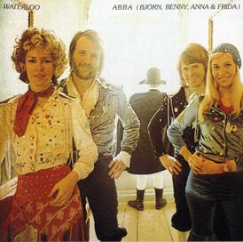 Обложка альбома ABBA «Waterloo» (1974)