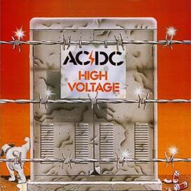 Обложка альбома AC/DC «High Voltage» (1975)