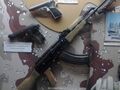 AK-63, захваченный американскими войсками во время войны в Персидском заливе, выставка 45-го пехотного музея