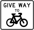 «Уступите дорогу велосипедистам» (Австралия)