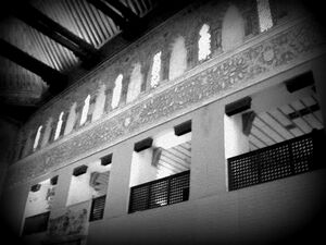 A Black and White Photo taken in the Synagogue of El Transito - Toledo Spain.jpeg