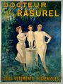 Реклама нижнего белья Rasurel, Франция, 1906 г.