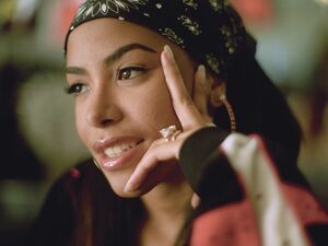 Aaliyah smiling