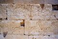 Западная внешняя стена храма Рамсеса II в Абидосе