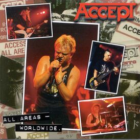 Обложка альбома Accept «All Areas – Worldwide» (1997)