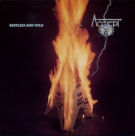 Обложка альбома Accept «Restless and Wild» (1982)