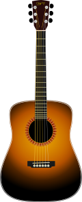 Дредноут — типичный представитель акустической гитары