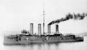 Крейсер «Адмирал Макаров» в 1908—1909 гг.