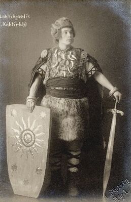 Адолфс Кактиньш в роли Лачплесиса, 1911