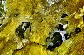 Вулкан Адуа. Снимок НАСА (Landsat).