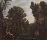 Пейзаж со сценой чародейства, (1620-1644)