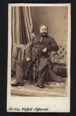 Ахмед Вефик (снимок 1860 года)