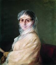 Aivazovsky - Portret of wife, Anna Burnazyan-Sarkisova.jpg
