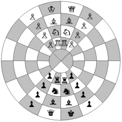 Представление начальной позиции для цитадельных шахмат