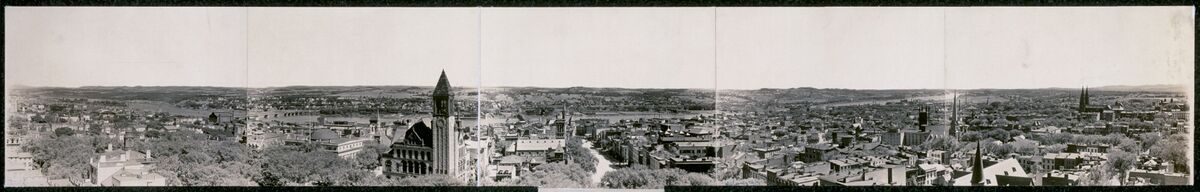 Вид на город с крыши Капитолия, 1906 год.