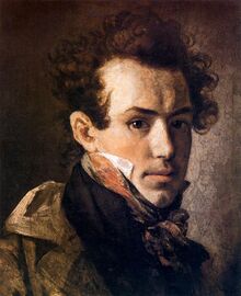 Портрет молодого человека в шейном платке (К. И. Альбрехт), 1816