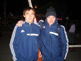 Александр Дутов (слева) и Юрий Роденков в составе «Сокола»