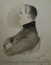 Портрет П. К. Александрова работы Томаса Райта, 1843 год