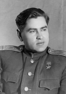 Майор А. П. Маресьев, 1947 год.