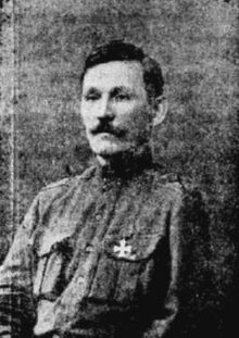 Есаул Бакшеев, награждённый орденом Св. Георгия