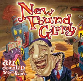 Обложка сингла New Found Glory «All Downhill from Here» (2004)