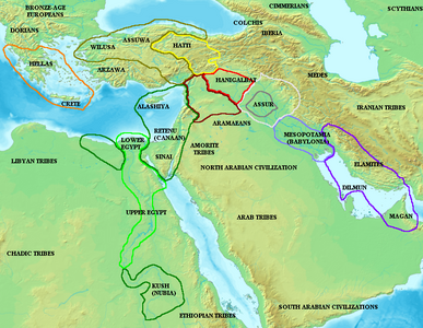 Древний Восток в амарнский период. Царства и их зависимые территории. Отдельные племена и страны периферии. XIV в. до н. э.