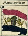 Флаг Амстердама, изображенный в 1783 в книге флагов.