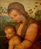 Андреа дель Сарто. «Мадонна с младенцем». XVI век