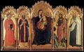 Мадонна с младенцем и святыми. 1360-1362. Церковь Санта Мария дель Кармине, Флоренция.