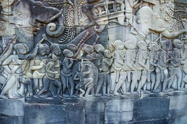 Angkor Wat.- Battle of Devas and Asuras .jpg